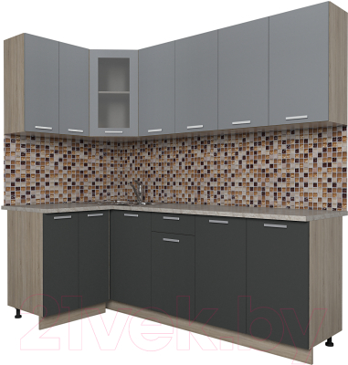 Готовая кухня Интерлиния Мила 12x22 - фото