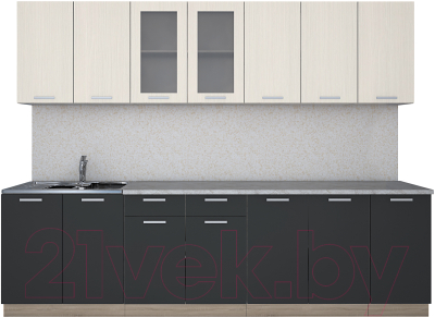 Готовая кухня Интерлиния Мила 28 - фото