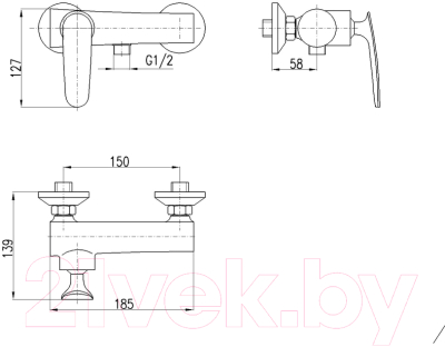 Смеситель Slezak RAV Tigris TG181.5