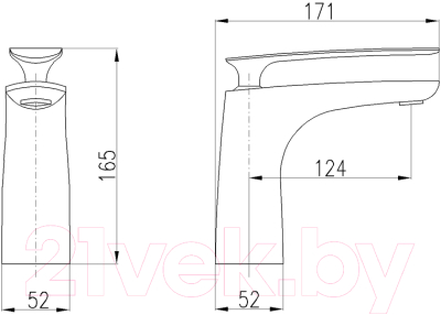 Смеситель Slezak RAV Tigris TG126.5