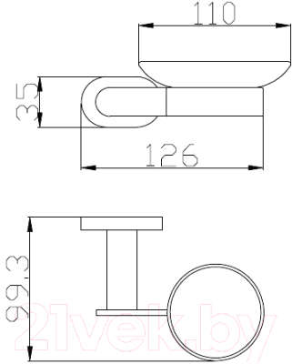 Мыльница Slezak RAV Yukon YUA0300CB