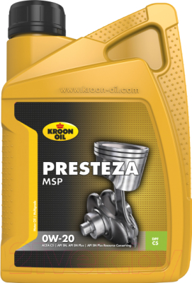 Моторное масло Kroon-Oil Presteza MSP 0W20 / 36495