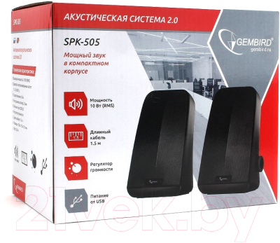 Мультимедиа акустика Gembird SPK-505 2*5W