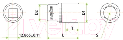 Головка слесарная Ombra 112019