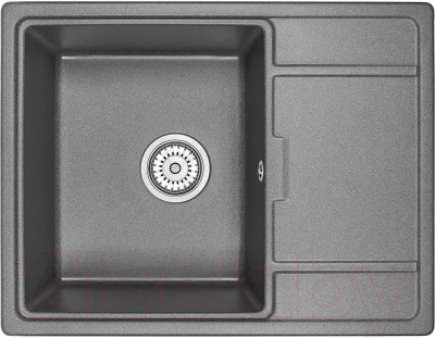Мойка кухонная GRANULA GR-6503 (графит) - фото
