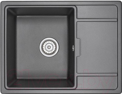 Мойка кухонная GRANULA GR-6503 (шварц) - фото