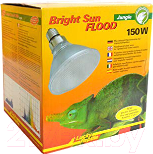 Лампа для террариума Lucky Reptile Bright Sun UV FLOOD Джунгли / BSFJ-150 - фото