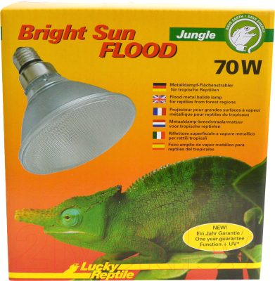 Лампа для террариума Lucky Reptile Bright Sun UV FLOOD Джунгли / BSFJ-70 - фото