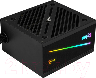 Блок питания для компьютера AeroCool Cylon RGB 80+ 500W - фото
