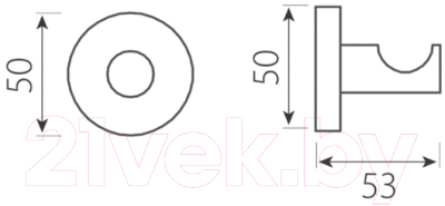 Крючок для ванной Ferro Grace AC05