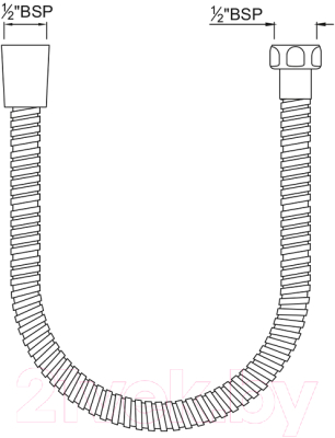 Душевой шланг Jaquar SHA-CHR-549D8