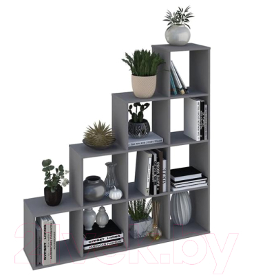 Стеллаж Polini Kids Home Smart Каскадный 10 секций