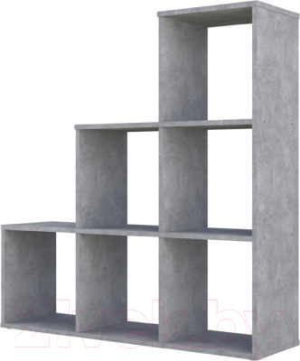 Стеллаж Polini Kids Home Smart Каскадный 6 секций - фото