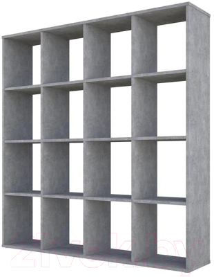 Стеллаж Polini Kids Home Smart Кубический 16 секций - фото