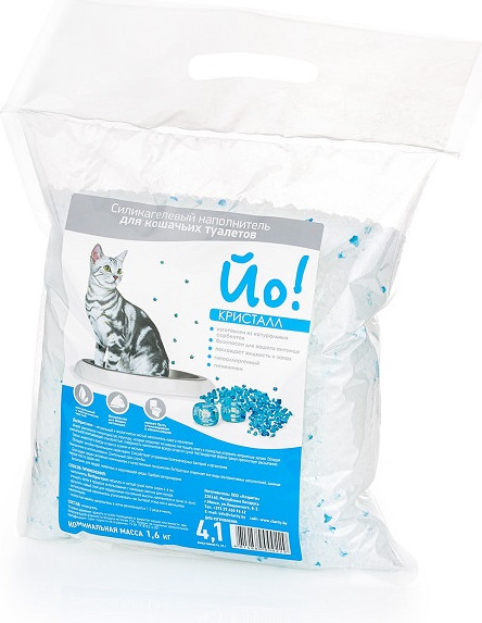 Наполнитель для туалета Йо Кристалл - фото