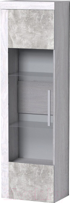 Шкаф-пенал с витриной Глазов Леон 1 - фото