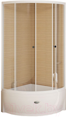 Душевой уголок Radomir 100 / 1-03-1-0-0-0041 (матовое стекло) - фото