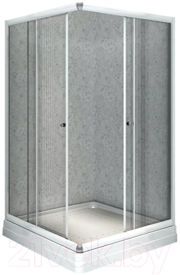 Душевой уголок Radomir 100x110 R / 1-03-1-2-0-1231 (матовое стекло) - фото