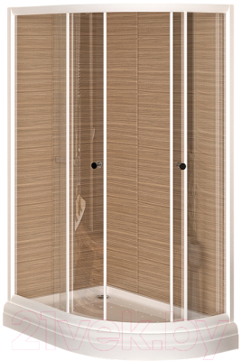 Душевой уголок Radomir 120x80 L / 1-03-1-1-0-0080 (прозрачное стекло) - фото