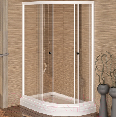 Душевой уголок Radomir 120x80 L / 1-03-1-1-0-0080 (прозрачное стекло)