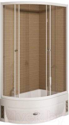 Душевой уголок Radomir 120x80 R / 1-03-1-2-0-0090 (прозрачное стекло) - фото