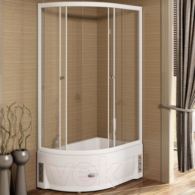 Душевой уголок Radomir 120x80 R / 1-03-1-2-0-0090 (прозрачное стекло)