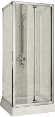 Душевой уголок Radomir Люкс 80 / 1-03-2-0-0-0991 (матовое стекло) - фото