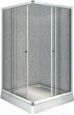 Душевой уголок Radomir 90x100 R / 1-03-1-2-0-1211 (матовое стекло) - фото