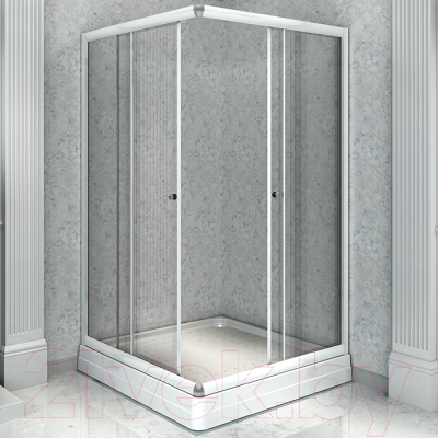 Душевой уголок Radomir 90x100 R / 1-03-1-2-0-1210 (прозрачное стекло)