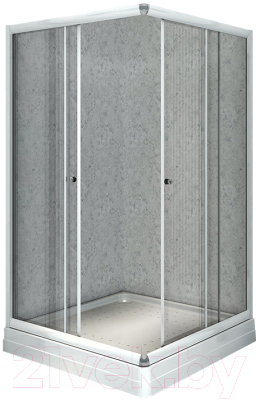 Душевой уголок Radomir 90x110 L / 1-03-1-1-0-1221 (матовое стекло) - фото