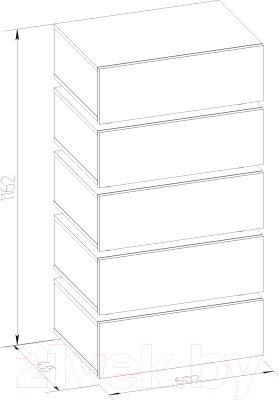 Комод Глазов Nature 6