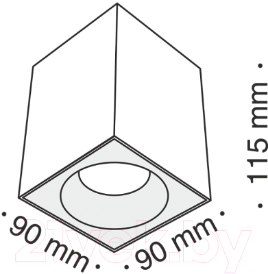 Точечный светильник Maytoni Sirius C030CL-01B