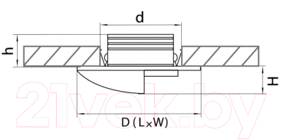 Точечный светильник Lightstar Lumina 212147