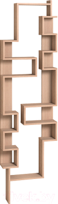 Стеллаж Глазов Twist (дуб отбеленный) - фото