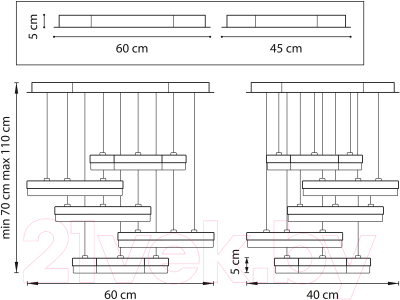 Люстра Lightstar Unitario 763439