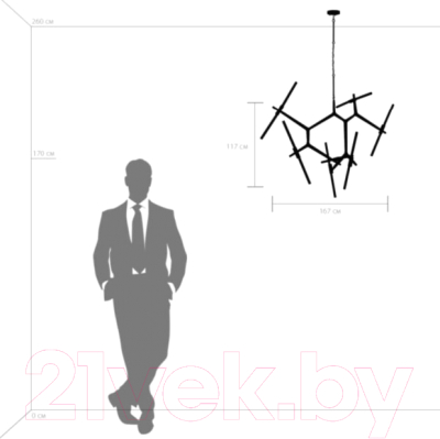 Люстра Lightstar Struttura 742143