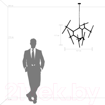 Люстра Lightstar Struttura 742147