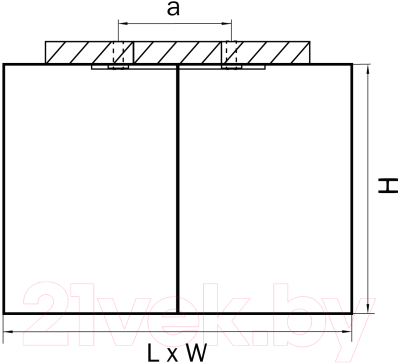 Точечный светильник Lightstar Rettango 52087