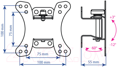 Кронштейн для телевизора Kromax Galactic-10