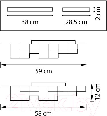 Потолочный светильник Lightstar Favo 750122