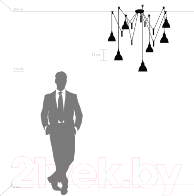 Люстра Lightstar Acrobata 761076