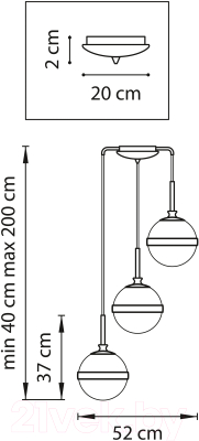 Люстра Lightstar Globo 813131