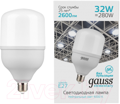 Лампа Gauss Elementary 63233