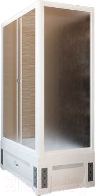 Душевой уголок Radomir Верчелли L / 1-03-1-1-0-0131 (матовое стекло) - фото