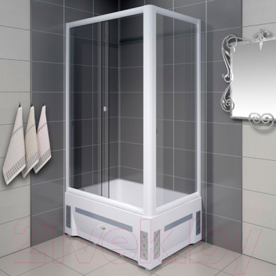 Душевой уголок Radomir Верчелли L / 1-03-1-1-0-0130 (прозрачное стекло)