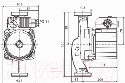 Циркуляционный насос Wilo Star-RS30/8