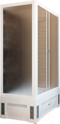 Душевой уголок Radomir Верчелли R / 1-03-1-2-0-0131 (матовое стекло) - фото