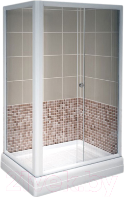 Душевой уголок Radomir Верчелли R / 1-03-1-2-0-0120 (прозрачное стекло) - фото