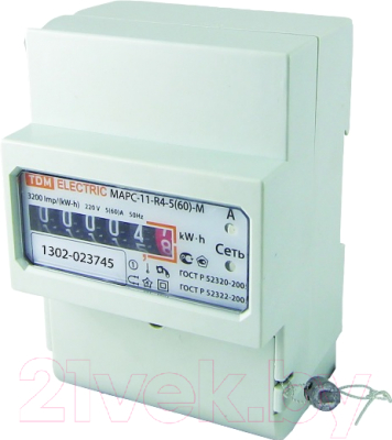 Счетчик электроэнергии индукционный TDM SQ1105-0004 - фото