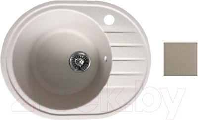 Мойка кухонная БелЭворс New Lux L (бежевый) - фото